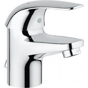 Смеситель для раковины GROHE 32881000 EUROECO с цепочкой 32881000 (артикул 15058526) – фото 1