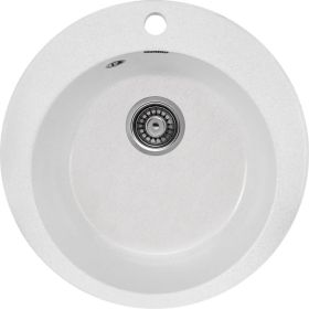 Кухонная мойка Gerhans A 04 18 БЕЛЫЙ /БЕЛАРУСЬ/ 495х495 мм А04-18 (артикул 18595339) – фото 1