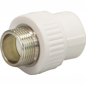 Комбинированная муфта СТМ ПЛАСТ PP-R, с наружней резьбой DN 32х1/2 CPSM3212 (артикул 16199058) – фото 1
