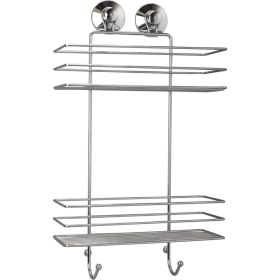 Полка Аквалиния присоска, 2 яруса, с крючками W3100-11 (артикул 21203776) – фото 1