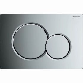 Клавиша GEBERIT 115.770.21.5 Sigma 01 к 111.300/350/361/362/380/390/796 глянцевый хром 00000024621 (артикул 15956421) – фото 1