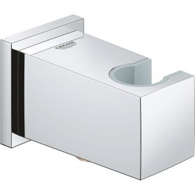 Подключение для душевого шланга и держатель для ручного душа GROHE Euphoria Cube 26370000 (артикул 16047200) – фото 1
