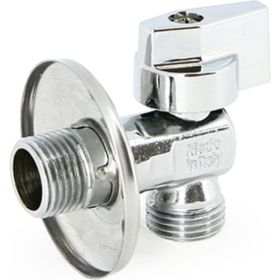 Кран Uni-Fitt НН 1/2"" для подключения бачков/смесителей, хром 180A2000 (артикул 16858513) – фото 1
