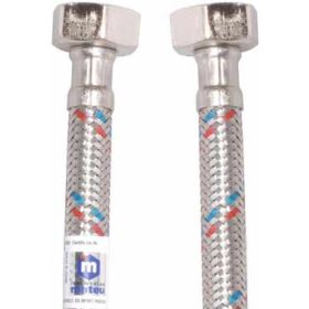 Подводка в оплётке MATEU FIL- NOX S/S, для воды, 1/2, 0.3 м, В-В 13437 (артикул 16208130) – фото 1