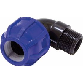 Отвод разъемный наружная резьба CN-TB ПНД 25x1/2" TEBO 017030704 (артикул 23817585) – фото 1