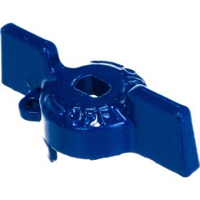 Ручка бабочка для крана Uni-Fitt размером 1/2"", синего цвета 129T2100 (артикул 16858591) – фото 1