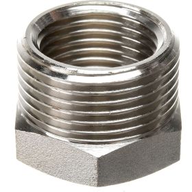 Футорка DOUBLE-LIN резьбовая латунная Н/В 3/4" х 1/2" LL6033 (3/4"x1/2") (артикул 21531628) – фото 1