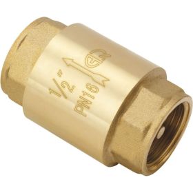 Обратный клапан с латунным сердечником AQUALINK 1/2 2339 (артикул 17359812) – фото 1
