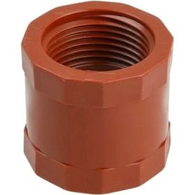 Муфта ПП AV Engineering 1"" с внутренней резьбой, коричневая AVE159014 (артикул 23414433) – фото 1