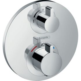 Термостат для душа Hansgrohe Ecostat S с запорным вентилем 15757000 00000036621 (артикул 16135472) – фото 1