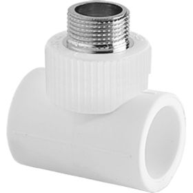 Тройник TEBO C--TB комбинированный, наружная резьба 25x1/2 030040505 (артикул 16391337) – фото 1