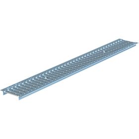 Штампованная оцинкованная решетка Aquastok Norma DN100 А15 1000x134x22 (31041А) 549098 (артикул 22888155) – фото 1