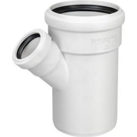 Тройник Ostendorf SKEA-HT с выходом на внутреннюю канализацию 110/50x45 335240 (артикул 21163984) – фото 1