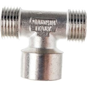 Тройник ELSEN НВН, 1/2, 1/2, 1/2, TIN латунь, равнопроходной EBF09.12T (артикул 18284635) – фото 1