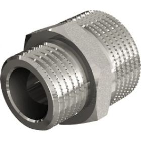 Ниппель ELSEN НН, 1/2, 1/2, TIN латунь, равнопроходной EBF15.12T (артикул 18284881) – фото 1