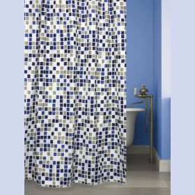 Штора для ванной комнаты Bath Plus 180х180 MOSAIC WORLD brown ch-21290 (артикул 20012830) – фото 1