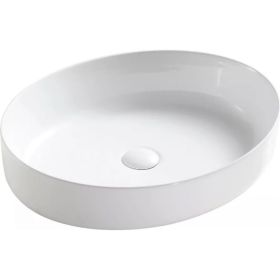 Накладной умывальник чаша Ceramica Nova Element овальная 550х400х140 мм CN5002 (артикул 17759728) – фото 1