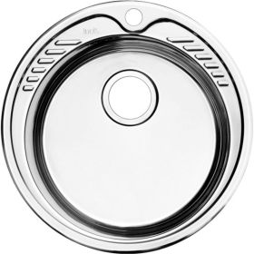 Мойка IDDIS Suno S нерж. cталь, шелк, D490, ID SUN49S0i77 (артикул 15746718) – фото 1