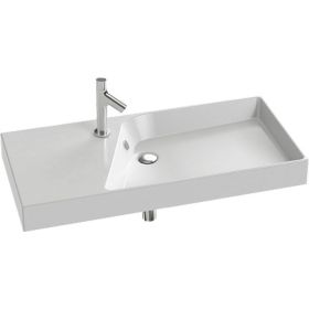 JACOB DELAFON RYTHMIK EXN112-Z-00 Подвесная раковина-столешница, , 100х46 00000037234 (артикул 16388564) – фото 1