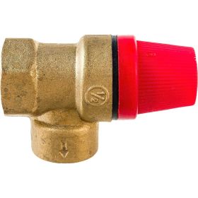 Предохранительный клапан СТМ ТЕРМО 1/2"", г/г, 3 Бар CRVP3F12 (артикул 16198521) – фото 1