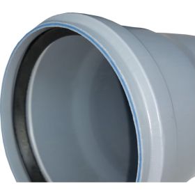 Труба ПОЛИТЭК с раструбом 110x2,2x1000 (EASY PIPE) 1122100 (артикул 24344823) – фото 1