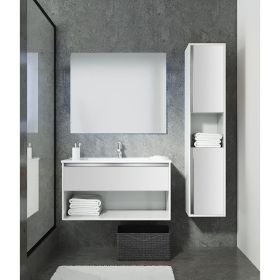 SANVIT Тумба подв КОНТУР - 80 бел гл kkont080w (артикул 19670770) – фото 1