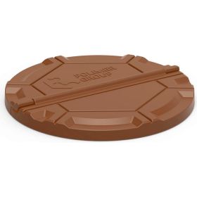 Крышка колодца POLIMER GROUP Роса коричневый DKS11 (артикул 18920706) – фото 1