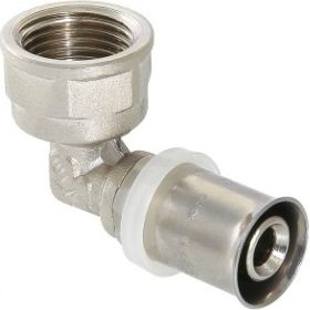 Угольник пресс с переходом на внутреннюю резьбу 26х3/4 Valtec VTm.252.N.002605 (артикул 15637855) – фото 1