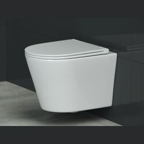 Подвесной унитаз Ceramica Nova Rimless CN3011 (артикул 24643719) – фото 1