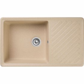 Мойка GRANFEST QUARZ чаша с крылом, 860х480 мм, бежевый 53 бежевый (артикул 16220625) – фото 1