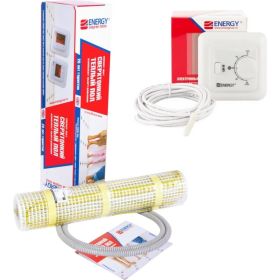 Комплект теплого пола ENERGY мат 1,65 - 260 Вт с терморегулятором TK04 УТ-УТ-01034 (артикул 22940211) – фото 1
