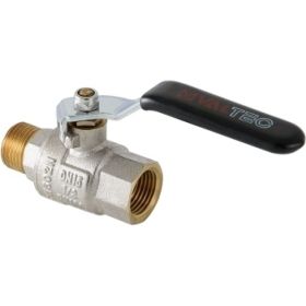 Шаровый кран VALTEC PERFECT, стальная рукоятка 1/2 вн.-нар. VT.315.N.04 (артикул 16007073) – фото 1