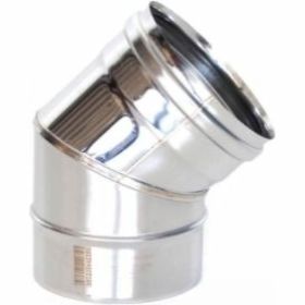 Отвод ТЕПЛОВиСУХОВ 45 ОМ-Р 316-0.5 D150 2S TS.PR3.O45.0150.75274 (артикул 20260594) – фото 1