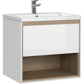 Cersanit Тумба п/раковину LOUNA для COMO 60 подвесная белый SP-SZ-LOU-CO60/Wh (артикул 20511916) – фото 1