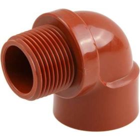 Угольник ПП AV Engineering 3/4"" с внутренней-наружной резьбой, коричневый AVE159019 (артикул 23656437) – фото 1