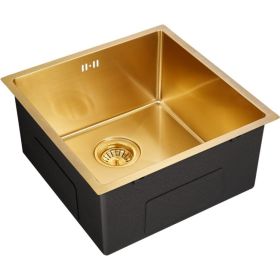 EMAR Мойка универсального монтажа EMB-113 PVD Nano Golden (артикул 16414983) – фото 1
