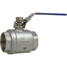 Шаровой кран TITAN LOCK 0,75in резьба BSP, нерж. сталь TL75BVSS (артикул 19336290) – фото 1