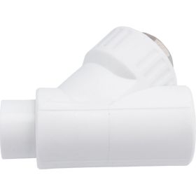 Сетчатый фильтр VALFEX PP-R белый, 32х45°, вн/нр пайка 10142032 036-0621 (артикул 16164185) – фото 1