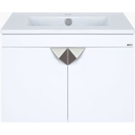Misty Сахара - 60 Тумба прямая подвесная белая Пр-Сах06060-0011По (артикул 18855024) – фото 1