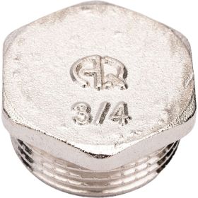 Заглушка AQUALINK 3/4 нар (Цена за упаковку 10 шт.) арт. 2585 (артикул 17360538) – фото 1