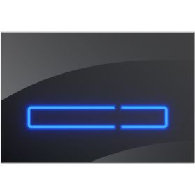 Клавиша для инсталляции AM.PM Touch Pro сенсорная, стекло, черный I0450A38 (артикул 16444199) – фото 1