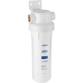 Корпус Гейзер Базис 10SL 3/4" белый 50777 (артикул 25787459) – фото 1
