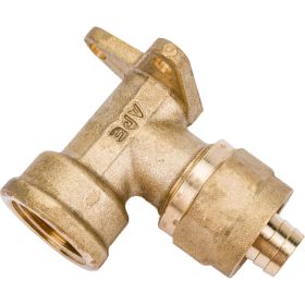 Настенный угольник с креплением STOUT 1/2х16 SFS-0008-001216 (артикул 16053077) – фото 1