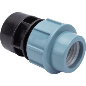 Муфта ПНД компрессионная с внутренней резьбой (32 ммx1 1/4") AV Engineering AVE10532114 (артикул 22938189) – фото 1