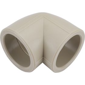 Угольник VALFEX PP-R серый, 63 мм, 90 градусов 10108063Г 127-0479 (артикул 16226272) – фото 1