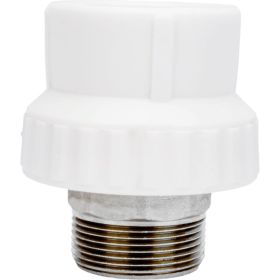Комбинированная муфта VALFEX PP-R белая, под ключ 50х1 1/2 дюйма НР 10135050 127-0253 (артикул 16164203) – фото 1