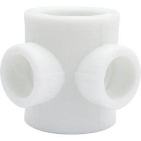 Крестовина VALFEX PP-R белая, 2-плоскостная, 40х25 мм10118240 127-8215 (артикул 16164178) – фото 1