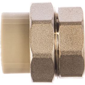 Комбинированная муфта VALFEX PP-R серая, разъем 32х1 1/4 дюйма ВР 10155132Г 127-0337 (артикул 16164292) – фото 1