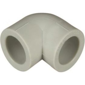 Угольник VALFEX PP-R серый, 40 мм, 90 градусов 10108040Г 127-0477 (артикул 16226238) – фото 1
