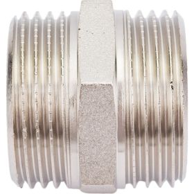 Ниппель STI Ду25 (1") никелированный D270-04973 (артикул 22002220) – фото 1